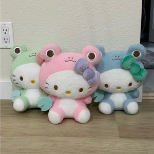 Sanrio Hello Kitty Frog Plush Set NWT